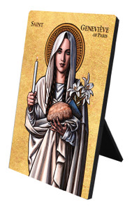 Theophilia St. Genevieve Desk Plaque Theophilia St. Genevieve Desk Plaque