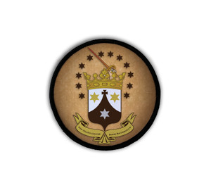 Carmelite Crest Circle Iron-On Patch Carmelite Crest Circle Iron-On Patch
