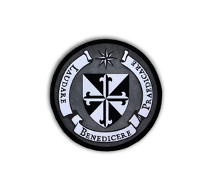 Dominican Crest Circle Iron-On Patch Dominican Crest Circle Iron-On Patch