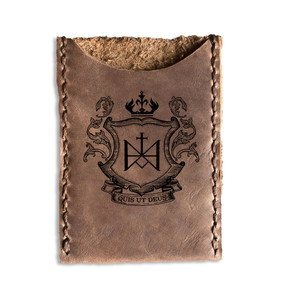 CORAGGIO St. Michael the Archangel Leather Card Holder CORAGGIO St. Michael the Archangel Leather Card Holder