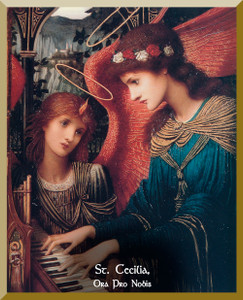 Theophilia St. Cecilia Wall Plaque - Catholic to the Max - Online