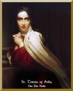 St. Teresa of Avila Wall Plaque St. Teresa of Avila Wall Plaque