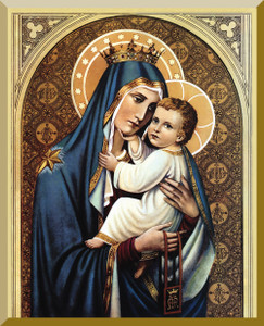 Our Lady of Mt. Carmel Wall Plaque