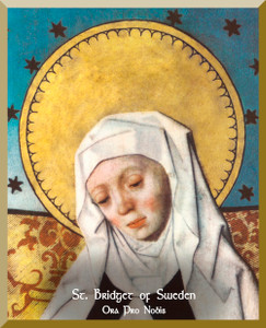 St. Bridget of Sweden Wall Plaque
