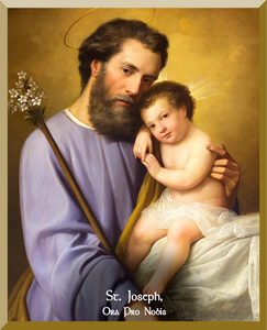 St. Joseph 3x4 Wall Plaque St. Joseph 3x4 Wall Plaque