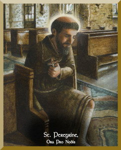 St. Peregrine Wall Plaque St. Peregrine Wall Plaque