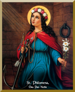 St. Philomena Wall Plaque St. Philomena Wall Plaque