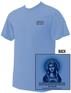 Immaculate Heart of Mary Blue T-Shirt Immaculate Heart of Mary Blue T-Shirt