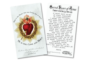 Sacred Heart Holy Cards