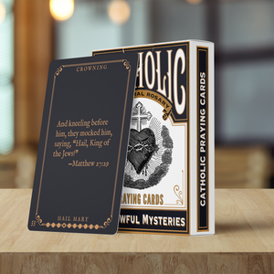 Sorrowful Mysteries Praying Card Deck Sorrowful Mysteries Praying Card Deck