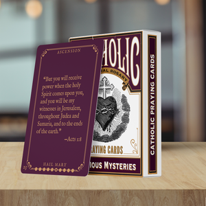 Glorious Mysteries Praying Card Deck Glorious Mysteries Praying Card Deck