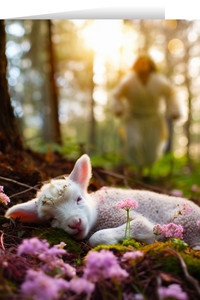 Springtime Sheep Greeting Cards Springtime Sheep Greeting Cards