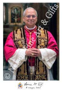 Pope Leo XIV Official Portrait Classroom Poster Pope Leo XIV Official Portrait Classroom Poster