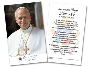 Spanish Pope Leo XIV Formal Portrait 3x5 Holy Cards Spanish Pope Leo XIV Formal Portrait 3x5 Holy Cards