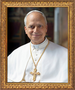 Pope Leo XIV Formal Portrait Framed Art Pope Leo XIV Formal Portrait Framed Art