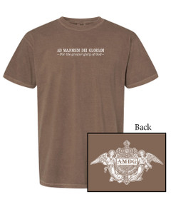 "Ad Majorem Dei Gloriam" Woodcut T-Shirt "Ad Majorem Dei Gloriam" Woodcut T-Shirt