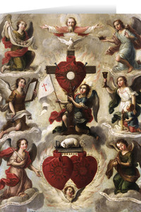 Allegory of the Holy Eucharist Greeting Cards Allegory of the Holy Eucharist Greeting Cards