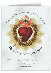 Sacred Heart Note Card Sacred Heart Note Card