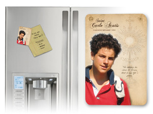 St. Carlo Acutis Magnet - with Date of Canonization St. Carlo Acutis Magnet - with Date of Canonization
