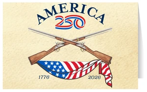 America250™Rifle Greeting Card 2