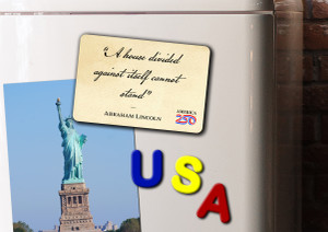 "A House Divided" America250™ Magnet Standard