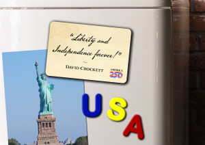 "Liberty and Independence" America250™ Magnet Standard