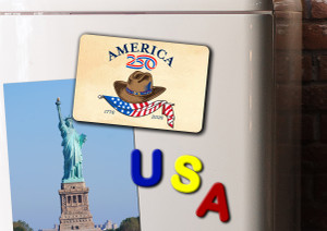 America250™ Cowboy Magnet Standard