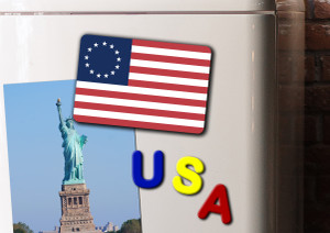 Betsy Ross Flag America250™ Magnet Standard