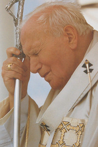 Saint John Paul the Great in Prayer Holy Card Saint John Paul the Great in Prayer Holy Card
