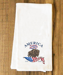 America250™ Buffalo Tea Towel