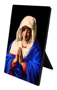 Madonna in Prayer Desk Plaque