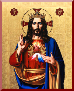 Theophilia Sacred Heart Wall Plaque