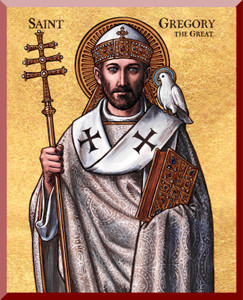 Theophilia St. Gregory the Great Wall Plaque
