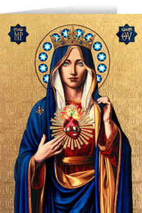 Theophilia Immaculate Heart Greeting Card