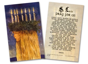 St. Lucia Holy Card