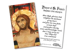 San Damiano Prayer of St. Francis Holy Card