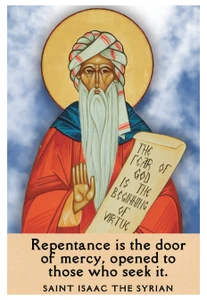 Windows to Paradise - St. Isaac the Syrian Aluminum Print