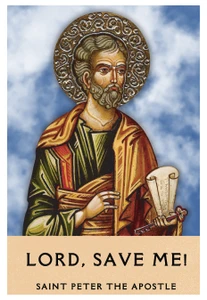 Windows to Paradise - St. Peter the Apostle Aluminum Print