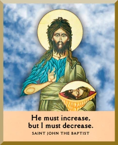 Windows to Paradise - St. John the Baptist Wall Plaque
