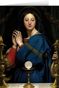 Madonna of the Host Greeting Card Madonna of the Host Greeting Card