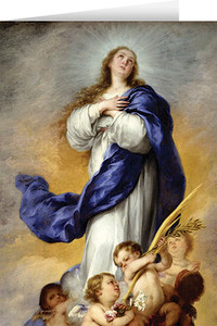 Immaculate Conception Greeting Card Immaculate Conception Greeting Card