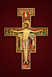 San Damiano Crucifix Indoor Outdoor Aluminum Print San Damiano Crucifix Indoor Outdoor Aluminum Print