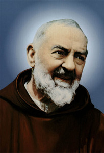 St. Padre Pio Indoor Outdoor Aluminum Print St. Padre Pio Indoor Outdoor Aluminum Print