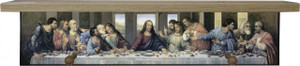 Last Supper by Da Vinci Restored Shelf Last Supper by Da Vinci Restored Shelf