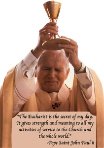 St. John Paul II Raising Chalice Chalice Visor Clip St. John Paul II Raising Chalice Chalice Visor Clip