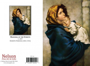 Madonna of the Streets Stationary Card