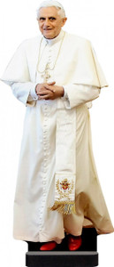 Benedict XVI in White Standee Benedict XVI in White Standee