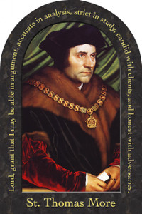 St. Thomas More Prayer Arched Magnet St. Thomas More Prayer Arched Magnet