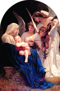 Song of the Angels Arched Magnet