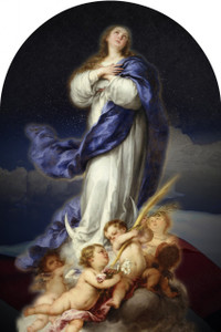Immaculate Conception USA Arched Magnet Immaculate Conception USA Arched Magnet